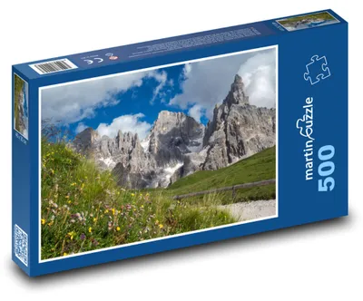 Obrázok produktu pre Puzzle 500 Taliansko - Dolomity, hory - martinpuzzle