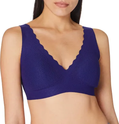 Produktbild von Sloggi Zero Feel Lace Bralette BH Ohne Bügel, Farbe: Blau (Blue Ink), Größe: XS