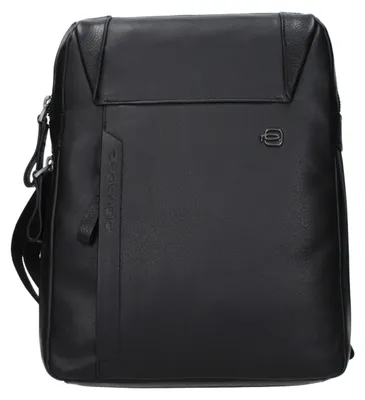 Image de Piquadro sac bandoulière en cuir noir OUTCA306S94N