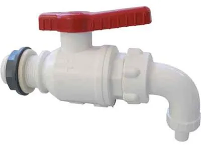 Imagen del producto de Válvula de bola para barriles, con conexión de 3/4" x 25
