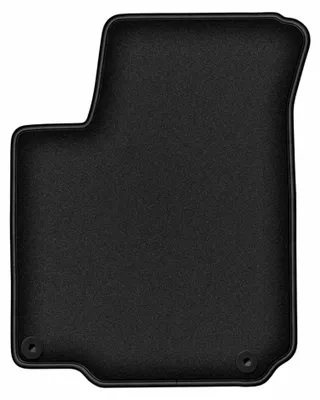 Produktbild von Fahrermatte Velours für VW Jetta IV 1998-2005 (Limousine/Kombi) – 1-tlg, Schwarz, passgenau – Wielganizator DURBAN