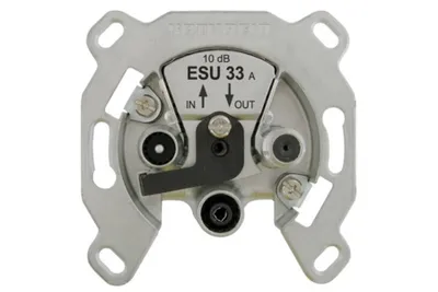 Produktbild von KATHREIN ESU 33  Antennen-Durchgangsdose 10dB