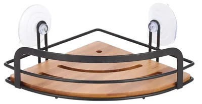 Produktbild von MSV 142661, Schwarz, Braun, Stahl, Holz, Matte, Saugnapf