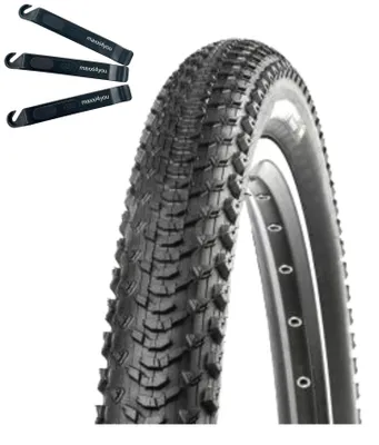 Obrázek produktu pro 1 x Pláště na kolo Kenda K-1104, rozměr 27,5 x 2.10 (52-584), černá barva, včetně páčidel na pláště