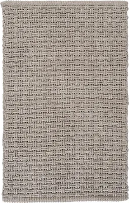 Produktbild von Badematte - 50 x 80 cm - Grau - Mischgewebe - mit 3D-Flechtstruktur - fusselfrei