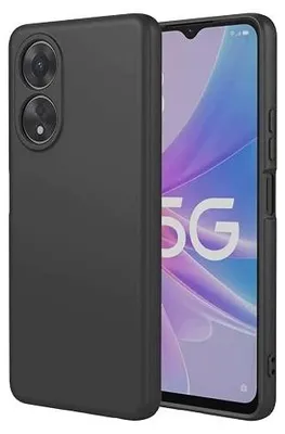Zdjęcie produktu dla Etui oppo A58 4G miękkie silikonowe czarne ochronne na