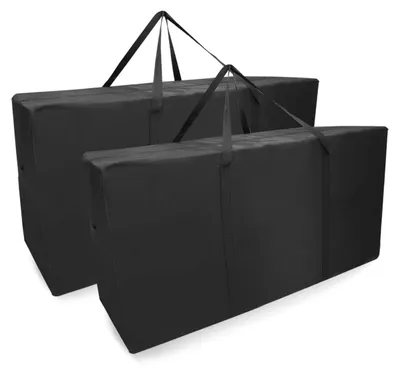 Aufbewahrungstasche 160L Schwarz 2er Set wasserdicht