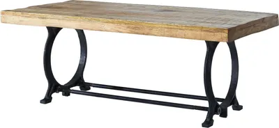 Produktbild von MASSIVMOEBEL24 Couchtisch Altholz 120x60x45 lackiert INDUSTRIAL #35
