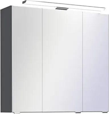 Produktbild von PELIPAL TRENTINO 770/800 Spiegelschrank / Graphit / LED-Aufbauleuchte / 75 x 70 x 20 cm / EEK: A++