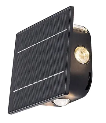 Produktbild von LED-Solarwand 0,5 W 3000-6000 K Schwarz Rabalux Emmen