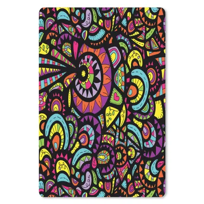 Produktbild von MuchoWow® Mauspad Mousepad Design - Mandala - Regenbogen 40x60 cm - Mousepads - Maus Mat - Pad - Mausunterlage - Schreibtisch Accesoire