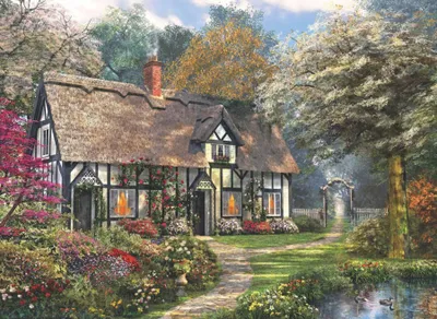 Produktbild von Anatolian - Puzzle Dominic Davison: Victorian Garden - 1000 dielov