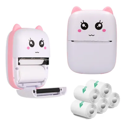 Immagine prodotto di Extralink Mini Stampante Termica, 5 Rotoli Carta Adesiva, Bambini