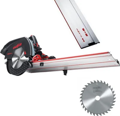 Produktbild von Mafell Kappschienen-Säge KSS60cc 230V 1800W + F 160 + HM Sägeblatt 1P0265 Aktion