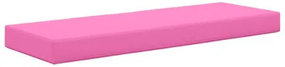 Image de Coussin de Siège d'Extérieur Rose 111,5 x 40 x 8 cm