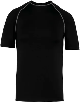 Produktbild von Proact Herren Surf T-Shirt Badeshirt UV-Shirt Schwimmshirt Surfshirt, Größe:XS, Farbe:Schwarz