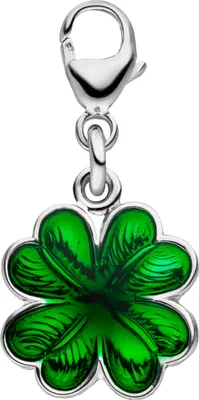 Produktbild von Einhänger Charm Kleeblatt 925 Sterling Silber