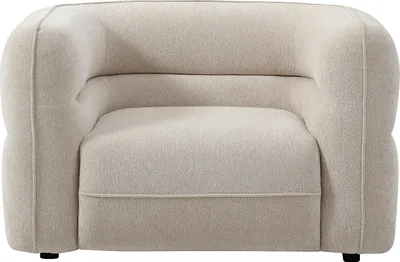Produktbild von Sessel - Chenille-Stoff - Beige - TALIENA