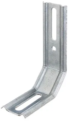Zdjęcie produktu dla Kątownik regulacyjny ocynkowany 100x72x30 mm