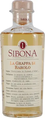 Produktbild von Sibona Grappa di Barolo | 40 % vol | 0,5 l