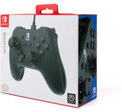Image de PowerA Switch Controller USB Gamepad Nintendo Mario Link Zelda Pokemon Animal Crossing, Contrôleur:Noir