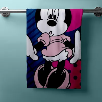 Immagine prodotto di Asciugamano da doccia Minnie Mouse Asciugamano da bagno 60 x 120 cm