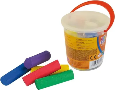 Produktbild von Eimer mit Knete, Knetgummi, 8 große Stangen