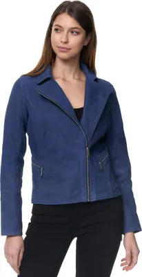 Produktbild von Tazzio Damen Lederjacke F500 (Blau, S)