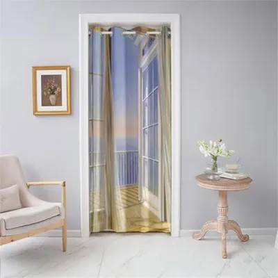 Immagine prodotto di Tenda per porta, oscurante, termica, 168x229 cm, in poliestere