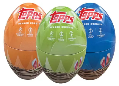 Zdjęcie produktu dla Topps Trading Cards UEFA Club Competitions 2025/26 - Spring Tin (1 szt.)