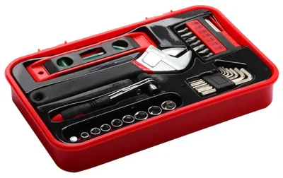 Produktbild von SCHMIDT security tools Werkzeug Set TS-27 Handwerkzeug Box 27-teilig
