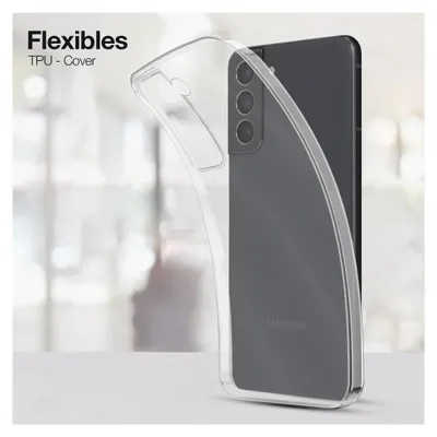 Produktbild von Slim Cover für Samsung Galaxy S21 Hülle Transparent Flexibel Elastisch Backcover Schutzhülle Handyhülle
