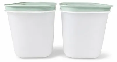 Produktbild von TUPPERWARE Gefrier-Behälter 1,1 L grün-blau hoch (2) Eis-Kristall Eiskristall