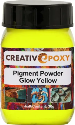 Produktbild von 30g Creativepoxy Pigment Powder Glow Yellow