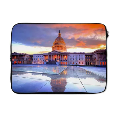 Produktbild von MuchoWow® Laptop Hülle 13 Zoll Kapitol - Architektur - Platz Laptoptasche - Laptophülle - Sleeve - Rundumschutz
