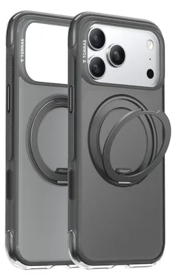 Obrázok produktu pre Puzdro Torras - Ostand O3 Air Series so stojanom pre iPhone 17 Pro – čierna farba