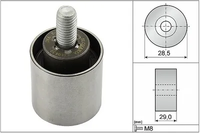 Produktbild von INA 532 0661 10 Umlenkrolle Zahnriemen für OPEL INSIGNIA Caravan Astra J Sports Tourer (P10) ASTRA J Astra K Sports Tourer (B16) für FIAT