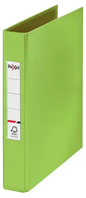 Productafbeelding van Rexel ringband, A5, groen, 25 mm, 2 ringdiameters, artikelnummer 2115561