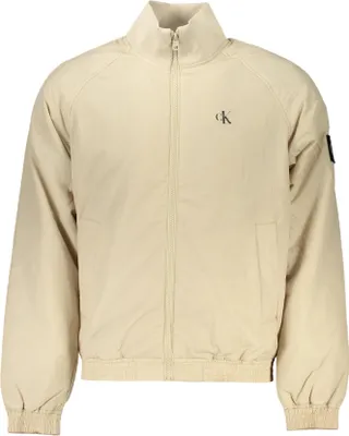 Produktbild von Beige Herrenjacke mit Druck - Nachhaltig aus recycelten Materialien