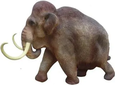 Obrázok produktu pre Dizajnová moderná krásna socha mamuta, výška postavy 42 cm