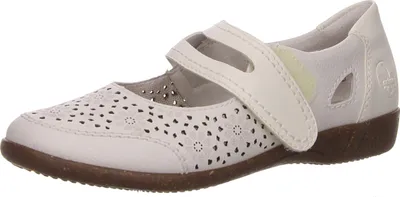 Produktbild von Rieker Spangenschuhe in weiss/weiss kombi, Gr. 39
