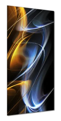 Produktbild von Wallario selbstklebende Duschrückwand 90 x 180 cm mit Motiv Abstraktes Design - Wandverkleidung mit Hochglanzlaminat in Glasoptik