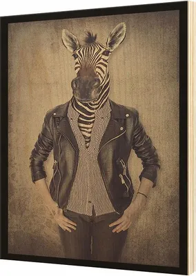 Immagine prodotto di Poster in legno Immagine su compensato 28x39 cm SP772