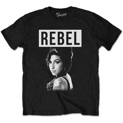 Zdjęcie produktu dla Amy Winehouse Rebel Black L Koszulka