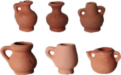 Krippenzubehör Tonkrüge 2,8 cm