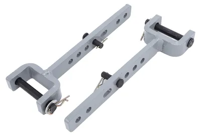 Immagine prodotto di 2 stabilizzatori a 3 punti 19573022000, in robusto acciaio inossidabile, maggiore stabilità, ricambio per trattore
