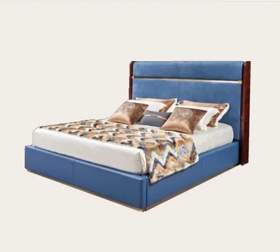 Produktbild von Design Bett 2x Nachttisch 3 tlg. Schlafzimmer Set Luxus komplett Garnitur Neu