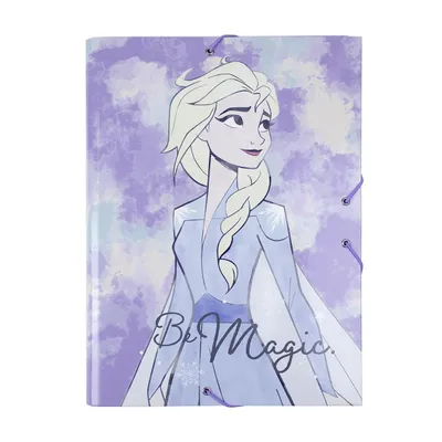 Produktbild von Faltblatt Frozen Be Magic A4 Lila (24 x 34 x 4 cm)