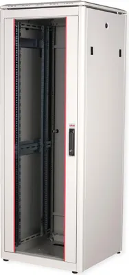 Zdjęcie produktu dla ROLINE 26.21.0056, Stojak wolnostojący, 32U, 600 kg, Relingi, Regulowane nóżki, 60,9 kg