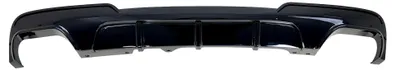 Heckdiffusor Diffusor SCHWARZ GLANZ für BMW 5er F10 F11 2010-2017 mit M-Paket – Produktansicht